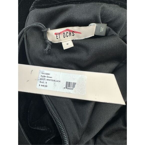ET OCHS Dylan Turtleneck High-Low Mermaid Gown Size US 6 $648 - Picture 12 of 13